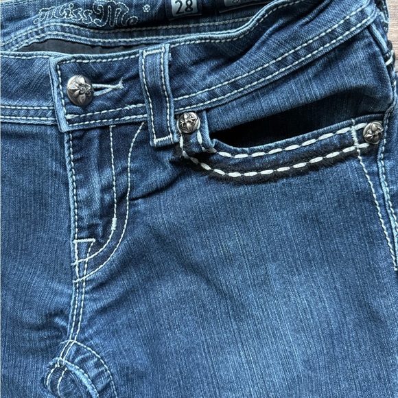 Miss Me Dark Blue Skinny Jeans - Picture 2 of 13